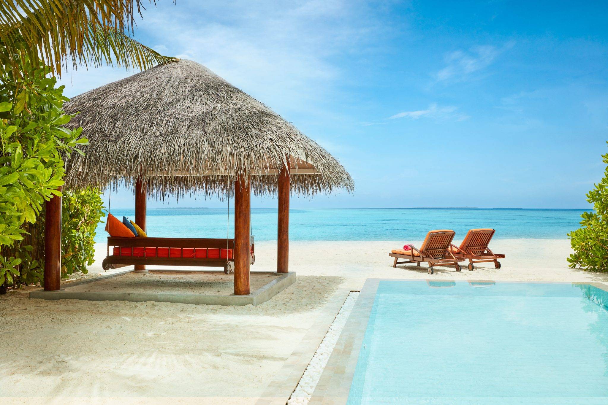 traumhafte Resorts auf den Malediven, Sun Siyam Vilu Reef Sun_Aqua_Pool_Villa_0322